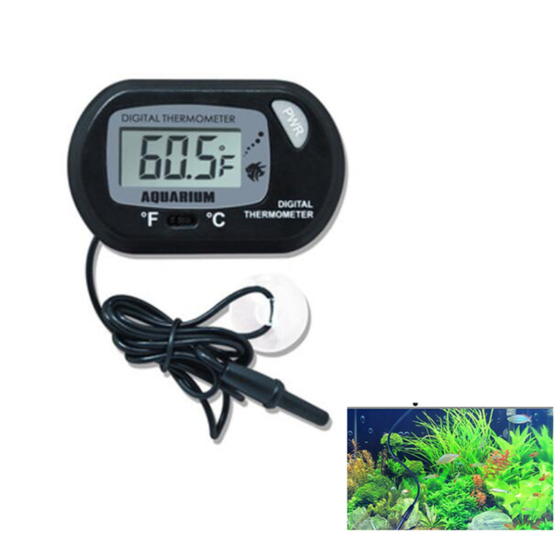 Marine Aquarium Hydrometer - LCD Digital Aquário Termômetro, Medidor de