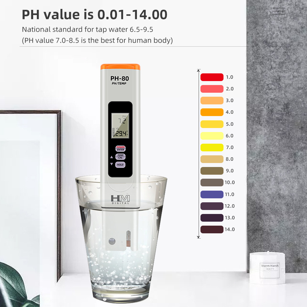 Medidor de PH Digital HM PH-80 - Marine Aquarium Hydrometer avaliação e preço